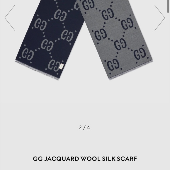 NWT Gucci Large Logo Scarf Wrap Bag With Box - Picture 10 of 10